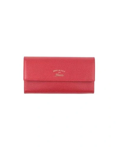 Shop Gucci Wallet In Red