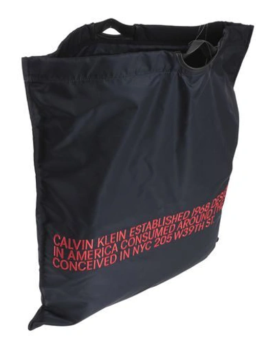 Shop Calvin Klein 205w39nyc Handbag In Dark Blue