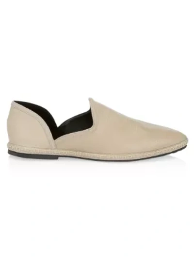 Shop The Row Friulane Leather Ballet Flats In Nuage