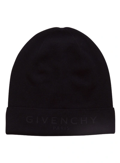 Shop Givenchy Beanie In Nero