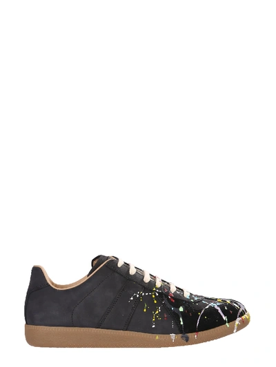 Shop Maison Margiela Replica Sneakers In Nero