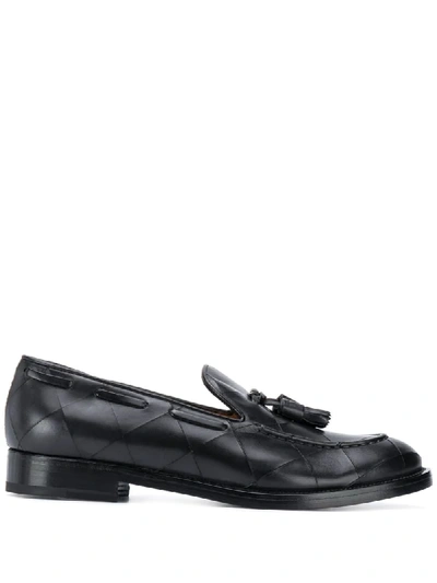 Shop Fratelli Rossetti Quilted Loafers In Black