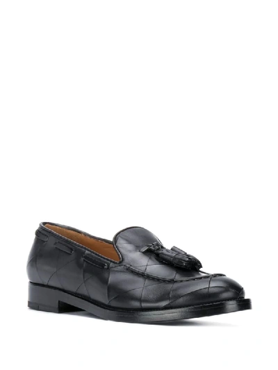 Shop Fratelli Rossetti Quilted Loafers In Black