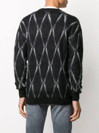 Shop Roberto Collina Geometric Print Jumper In Black