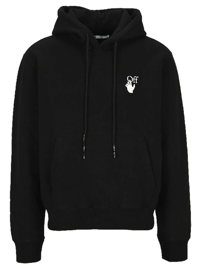 Shop Off-white Off White Pascal Arrow Slim Hoodie In Black