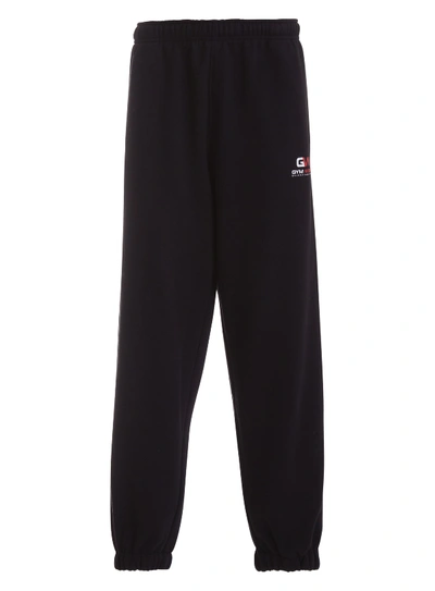 Shop Balenciaga Black Jogging Pants In Nero