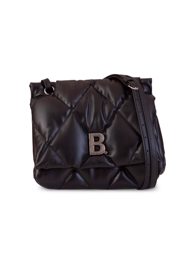 Shop Balenciaga Puffy Medium Shoulder Bag In Nero