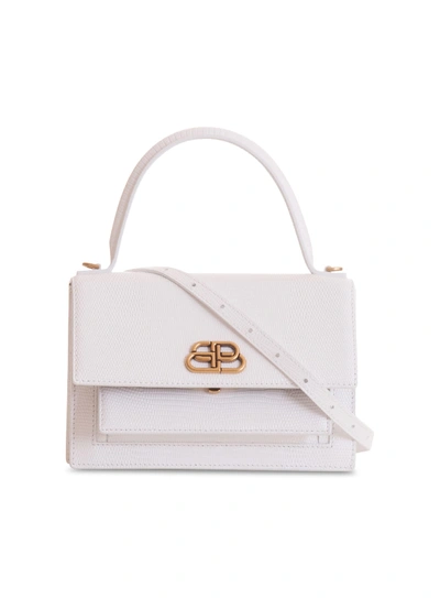 Shop Balenciaga Sharp Xs Satchel In Bianco