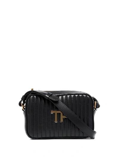 Shop Tom Ford Camera Shoulder Bag In Black