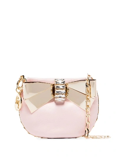 Shop Rosantica Betta Embellished Mini Bag In Pink