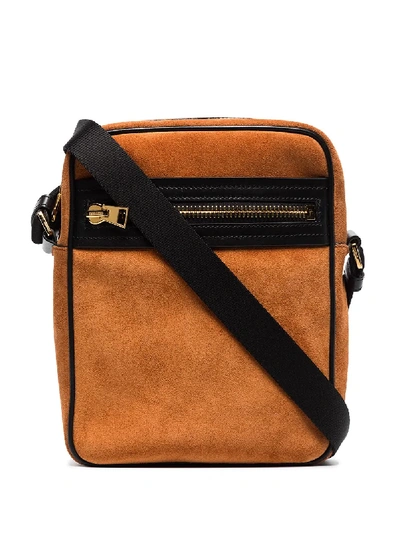 Shop Tom Ford Camera Crossbody Bag In Orange