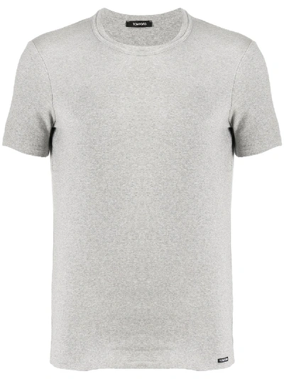 Shop Tom Ford Slim-fit T-shirt In Grey