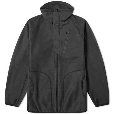Shop Y-3 Fleece Track Jacket In Grey