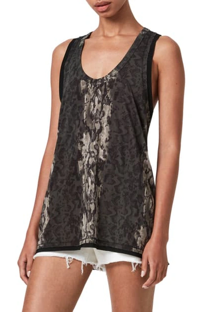 Shop Allsaints Ami Masala Tank In Olive Green