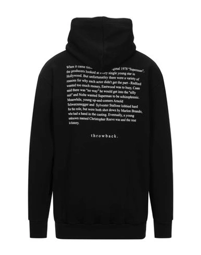 Shop Throwback . Man Sweatshirt Black Size S Cotton