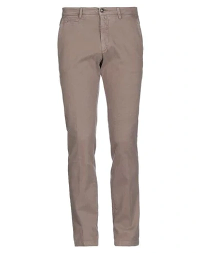 Shop Briglia 1949 Man Pants Dove Grey Size 32 Cotton, Elastane