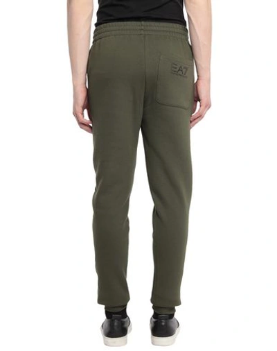 Shop Ea7 Pants In Military Green