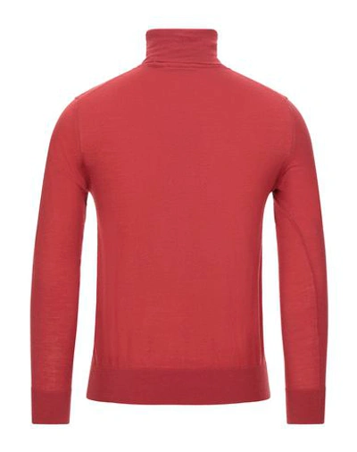 Shop Obvious Basic Turtleneck In Brick Red