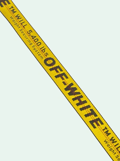 Shop Off-white Industrial Belt In Yellow