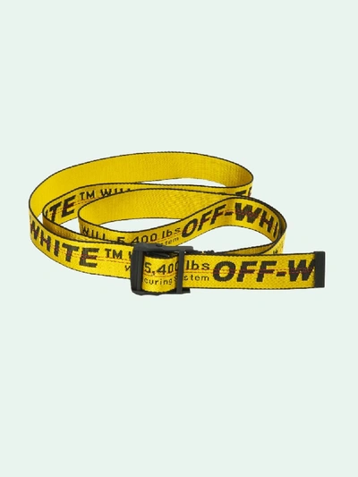 Shop Off-white Industrial Belt In Yellow