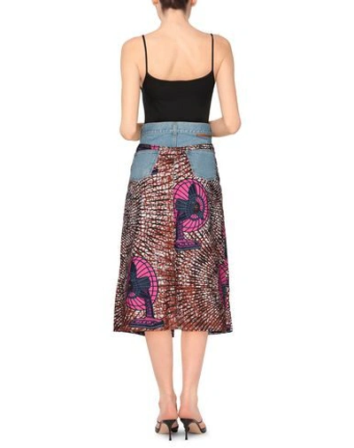 Shop Stella Mccartney Midi Skirts In Brown