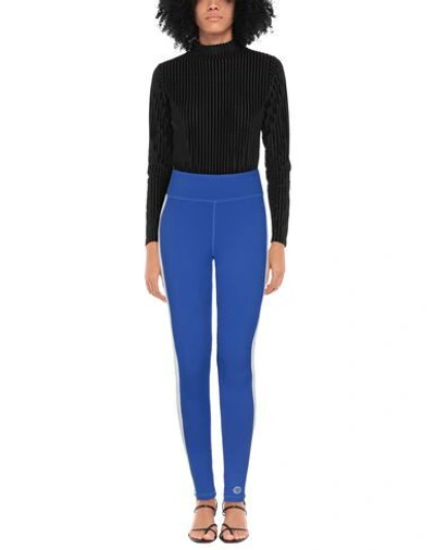 Shop Tory Sport Leggings In Bright Blue