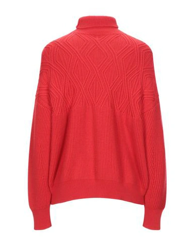 Shop Sportmax Code Turtlenecks In Red