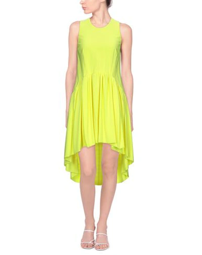 Shop Balenciaga Short Dress In Yellow