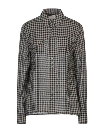 Shop Gucci Checked Shirt In Black