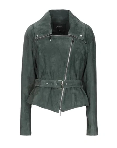 Shop Jitrois Jackets In Dark Green