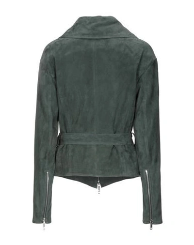 Shop Jitrois Jackets In Dark Green