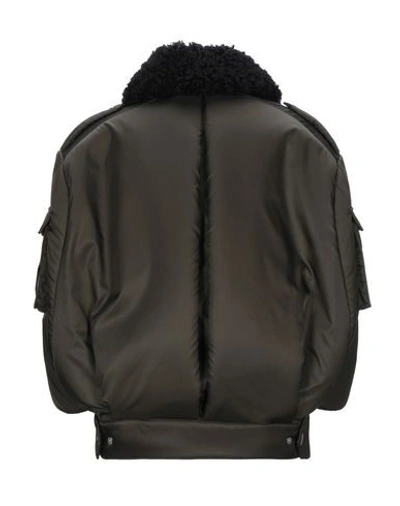 Shop Prada Capes & Ponchos In Military Green