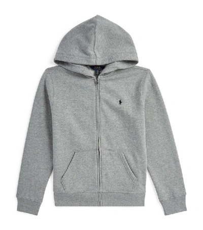 Shop Ralph Lauren Hooded Sweater (10-14 Years) In Grey