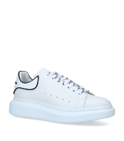 Shop Alexander Mcqueen Leather Logo Show Sneakers