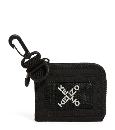 Shop Kenzo Sport Cross Logo Zipped Wallet