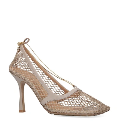 Shop Bottega Veneta Mesh Stretch Pumps 90