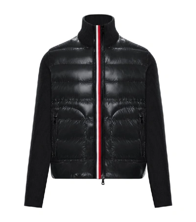 Shop Moncler Quilted Zip-up Cardigan