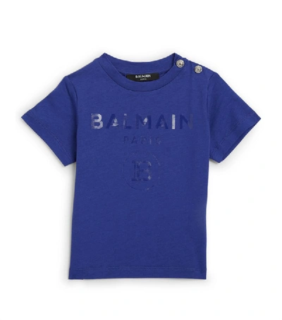 Shop Balmain Kids Logo T-shirt (3-36 Months)