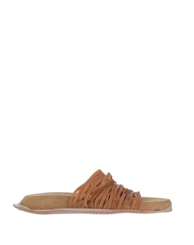 Shop Rick Owens Sandals In Brown