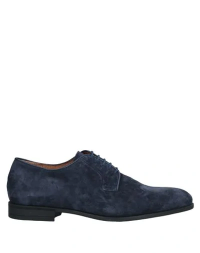 Shop Antonio Maurizi Laced Shoes In Dark Blue