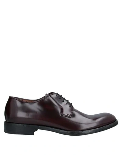 Shop Antonio Maurizi Laced Shoes In Dark Brown