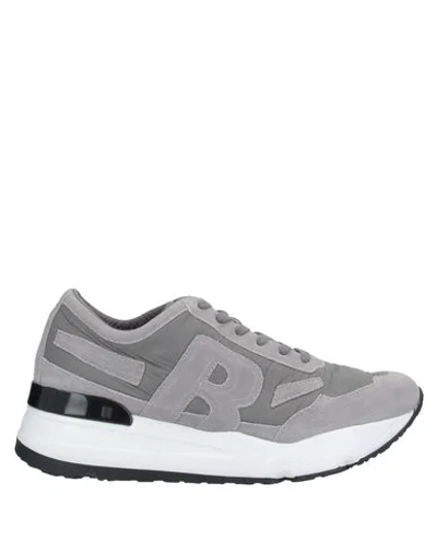Shop Ruco Line Rucoline Man Sneakers Grey Size 9 Soft Leather, Textile Fibers