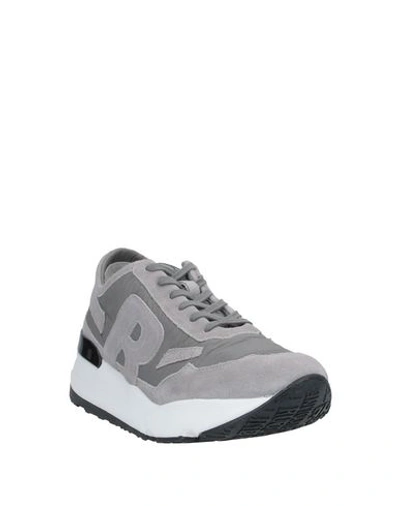 Shop Ruco Line Rucoline Man Sneakers Grey Size 9 Soft Leather, Textile Fibers