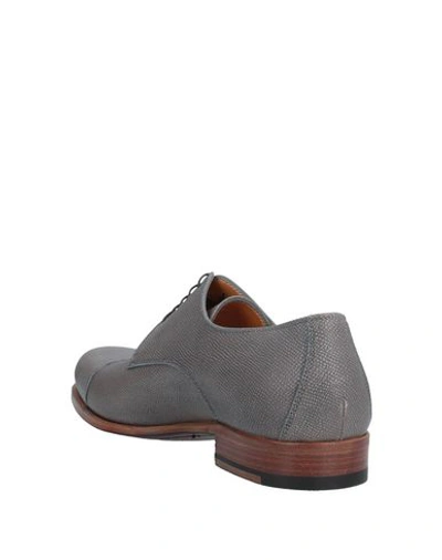 Shop A.testoni Laced Shoes In Grey