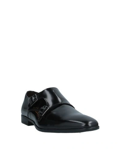 Shop A.testoni A. Testoni Man Loafers Black Size 12 Calfskin