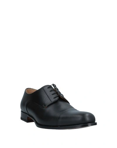 Shop A.testoni Lace-up Shoes In Black