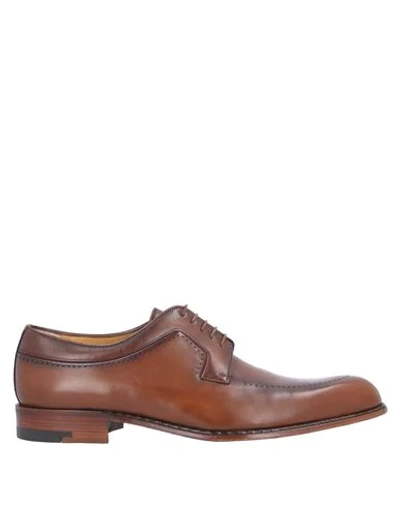 Shop A.testoni Lace-up Shoes In Brown