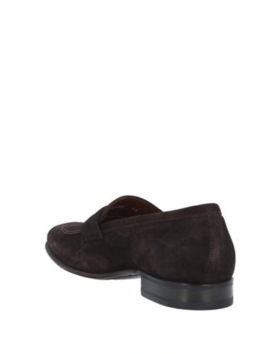 Shop A.testoni Loafers In Dark Brown