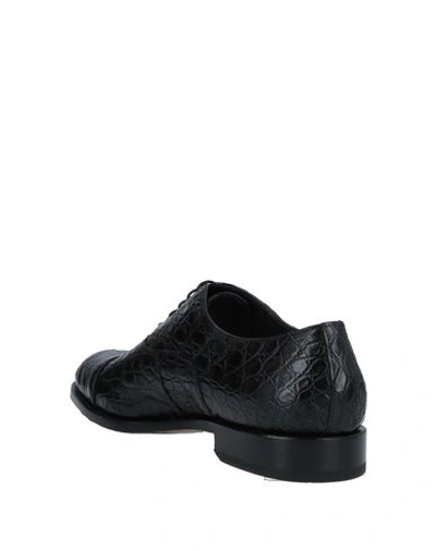 Shop Doucal's Laced Shoes In Black