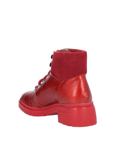 Shop Wonders Ankle Boots In Red